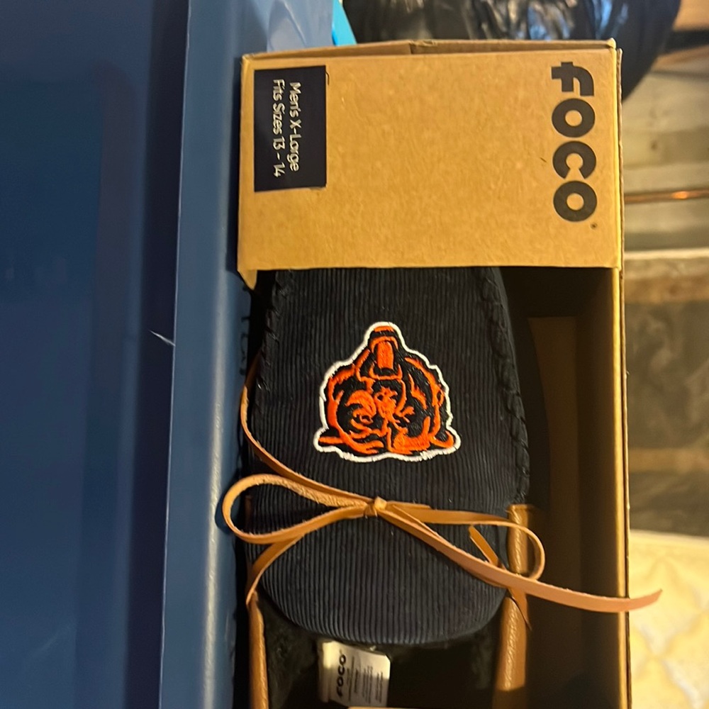 Mens NFL Bears Slippers